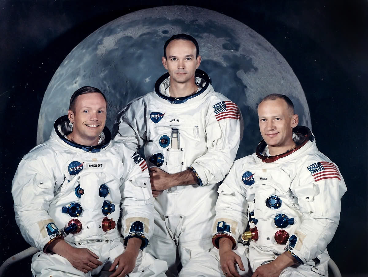 Официальный портрет экипажа «Аполлона-11»
