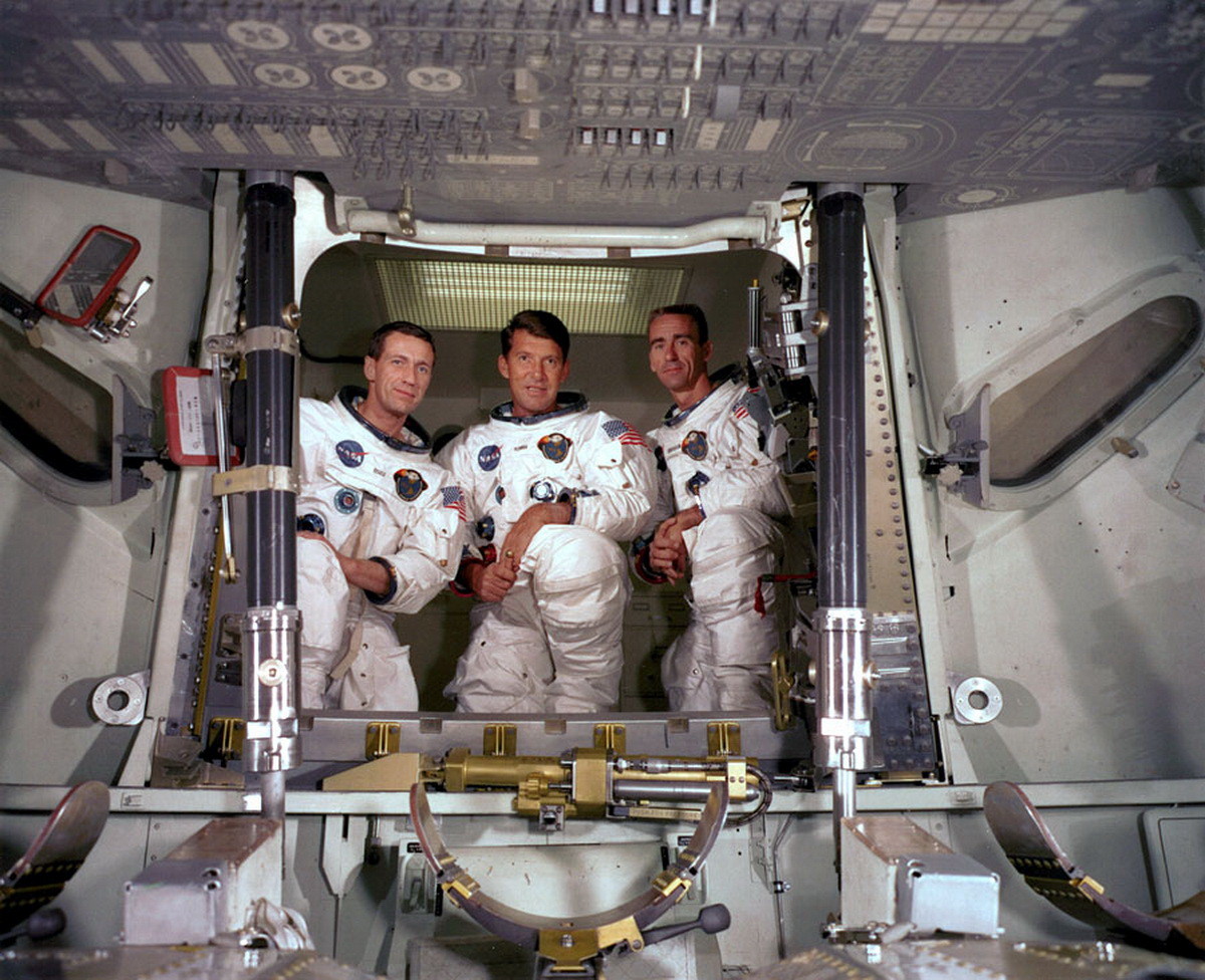 Астронавты 22 мая 1968 года